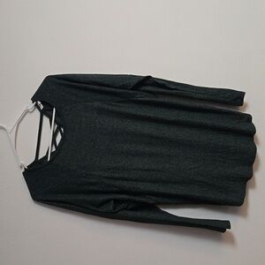 SO green long sleeve top, Large